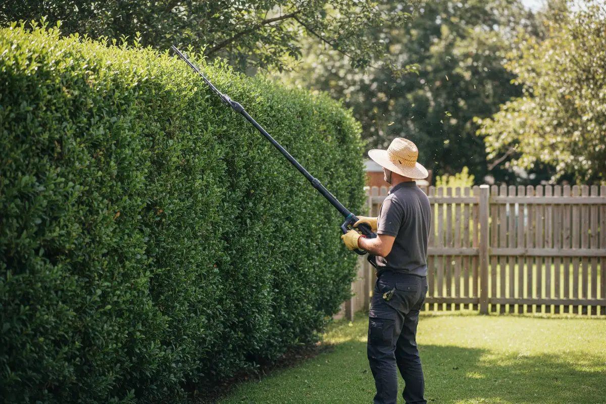 Akku-Teleskop-Heckenscheren: 4 kg über dem Kopf und die Solo-Preis-Lüge