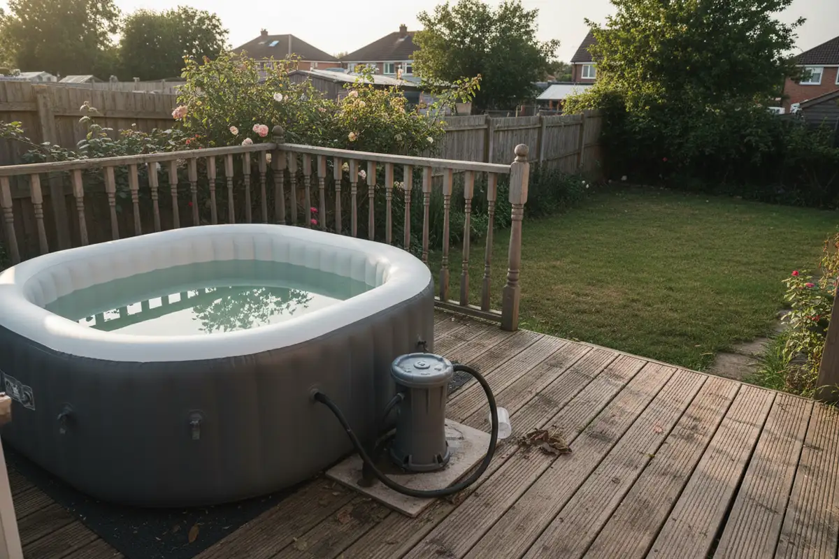 Aufblasbarer Whirlpool: Wellness-Traum oder Stromkosten-Falle?