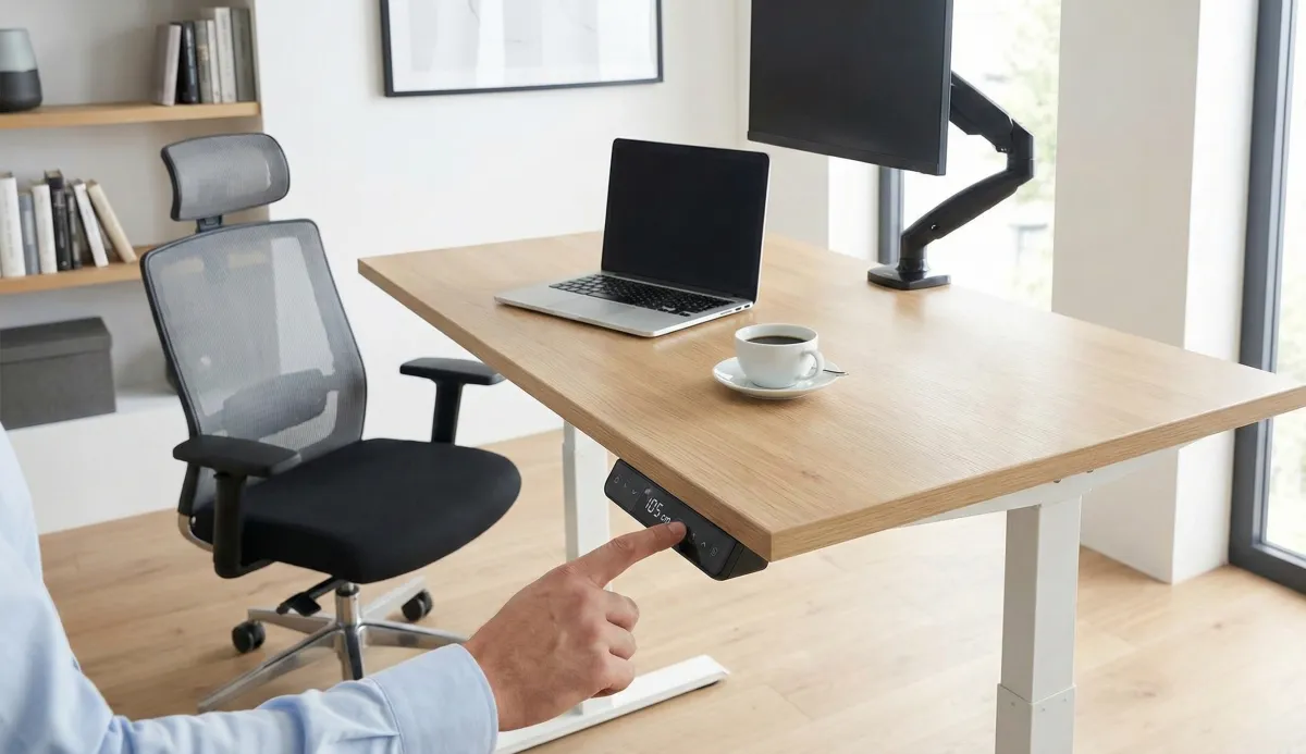 Höhenverstellbare Schreibtische: Worauf es bei Motor und Hubsäule ankommt