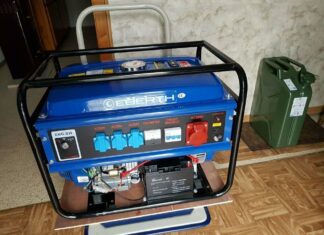 Der EBERTH 5500 Watt Benzin Stromerzeuger