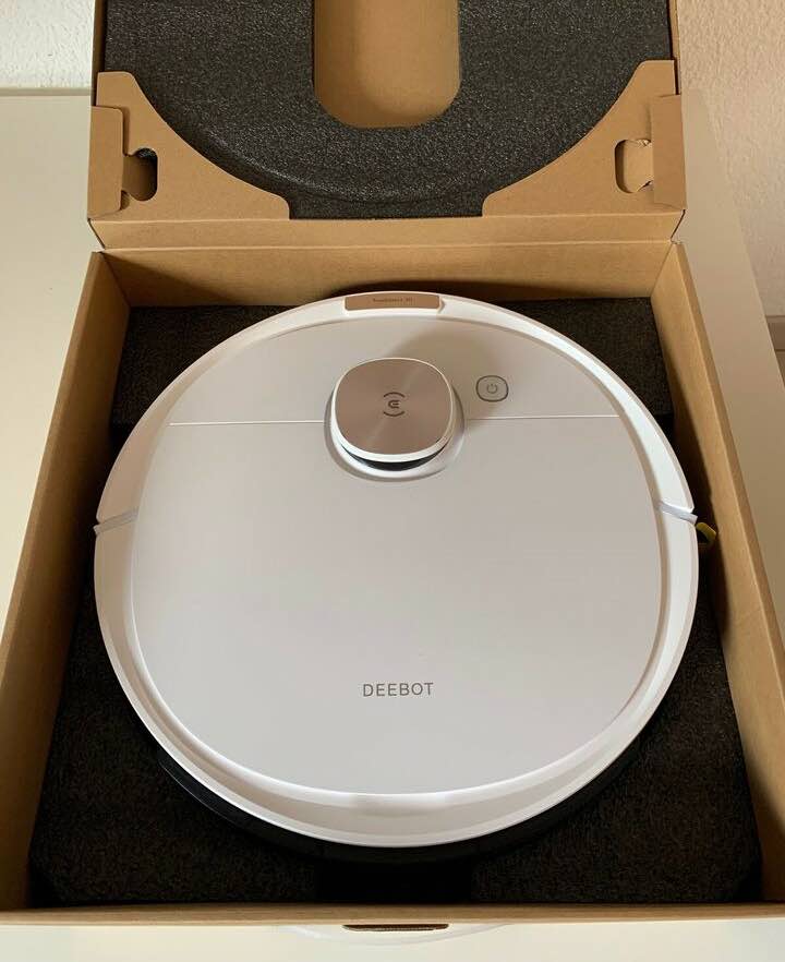Der Ecovacs Deebot Ozmo T8+ Saug- und Wischroboter wird gleich getestet.