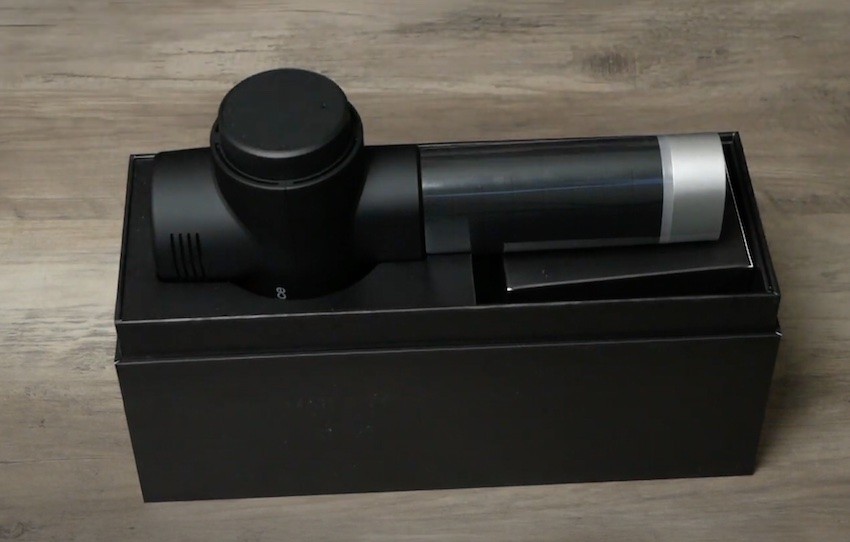 Die Hypervolt 2 Pro Massagepistole.