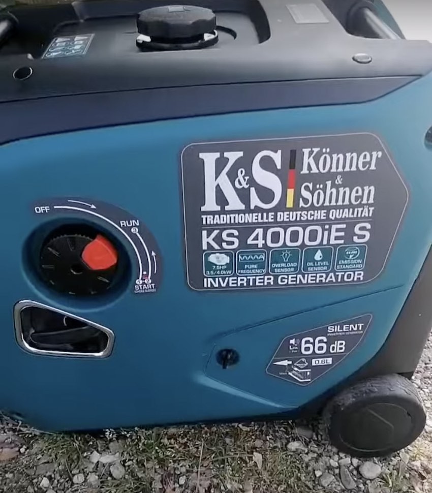 Die Seitenansicht des KS 4000iE S.