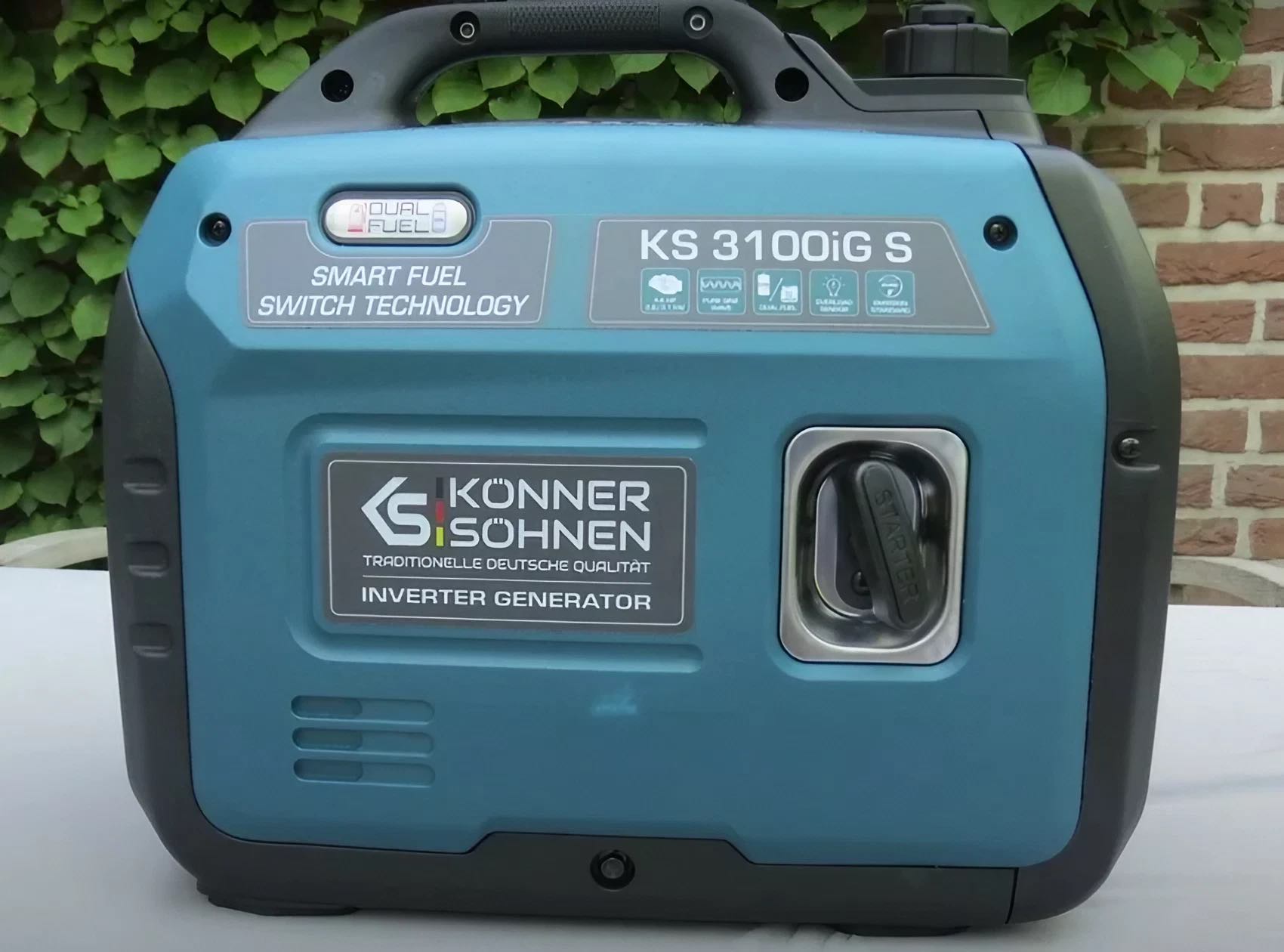 Das Das Könner & Söhnen KS 3100iG S LPG/Benzin Inverter Notstromaggregat..