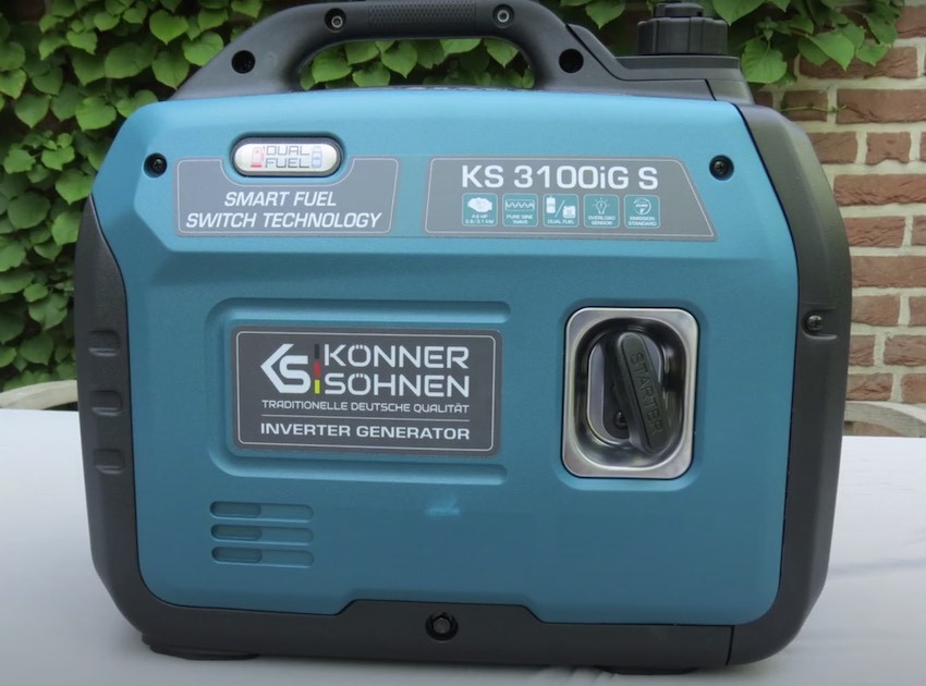 Seitenansicht mit dem Selizugstarter.
