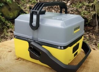 Mobiler Hochdruckreiniger mit Wassertank