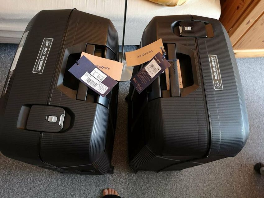 Zwei nagelneue Samsonite Magnum Spinner 75 Hartschalenkoffer im Test.
