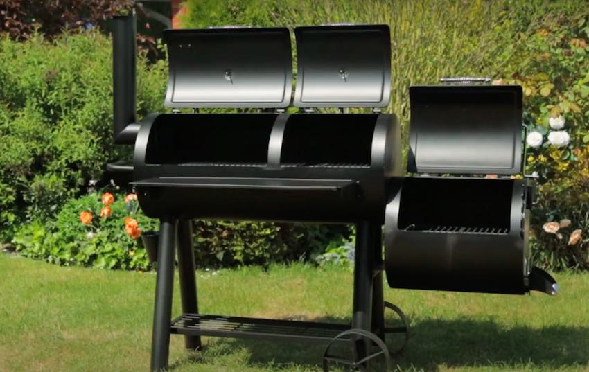 Der Tepro Indianapolis Massiv BBQ Smoker bereit zum Test.