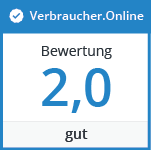 Bewertungsnote 2,0