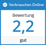 Bewertungsnote 2,2