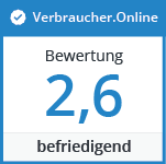 Bewertungsnote 2,6