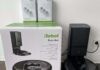 Der iRobot Roomba i7+ inklusive Verpackung.