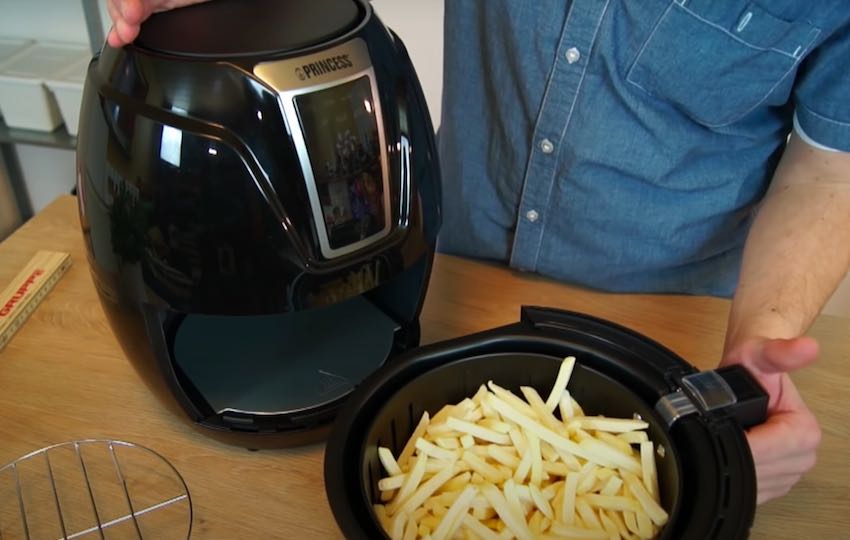 Die Princess XL 3,2L Heißluftfritteuse im Testeinsatz.
